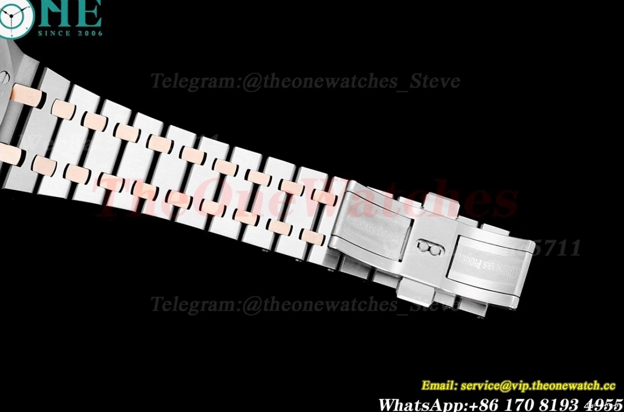 Oak RG 15400 Royal A3120 Textured White 41mm BF SS Dial 1218